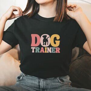 Dog Trainer Shirt, Gift for Dog Trainer, Cute retro-vibe T-shirt